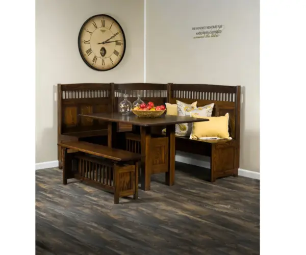 Classic Mission Dining Nook Set